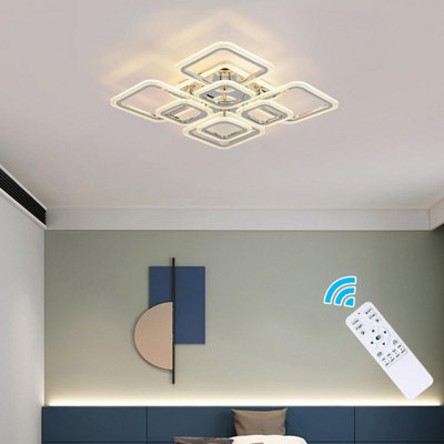 Garwarm Ceiling Lights Living Room Acrylic Flush Mount Led Ceiling ...