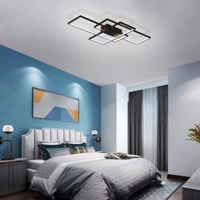 Garwarm Dimmable LED Ceiling Light, Modern Ceiling Lamps with Remote ...