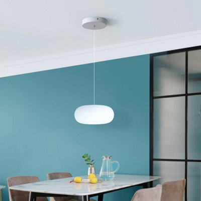 Garwarm LED Ceiling Light Dimmable Flush Mount Metal Acrylic for Living ...