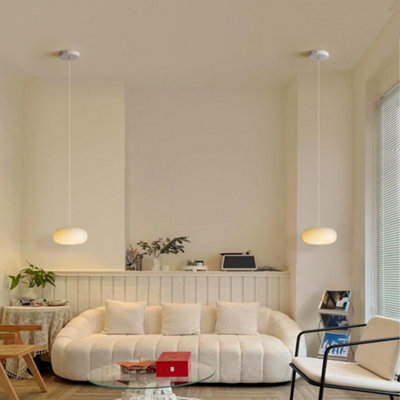 Garwarm LED Ceiling Light Dimmable Flush Mount Metal Acrylic for Living ...