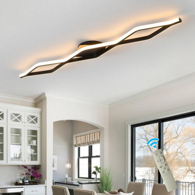 Aphyni Flush Mount Ceiling Light with Remote Control,15.8in 3CCT [2700K-6000K] Dimmable,Round