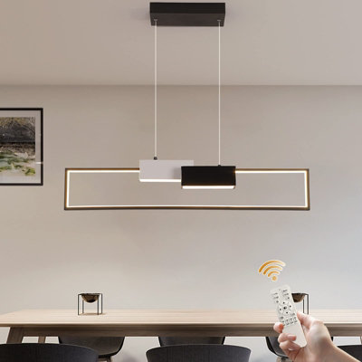 Garwarm Modern Dimmable LED Pendant Light with Remote Control