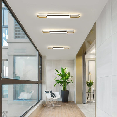 Garwarm Modern Flush Mount Dimmable Acrylic LED Ceiling Lamp with ...