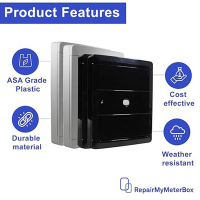 Gas and Electric Meter Box Cover - Weather-Resistant Overboxes for DIY ...