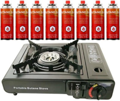 GAS BOTTLES CANISTER CAMPING GAS COOKER BBQ GAS CANISTERS FOR CAMPING STOVE Gas Stove 8 Gas Canisters DIY at B Q