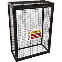 Gas Cylinder Storage Cage - 3x 19KG Cylinders - Outdoor / Propane Safety