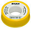 Gas Plumbers Teflon White PTFE Tape Thread Seal Leak Fix 12m x 12mm x 0.1mm