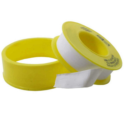 Gas Plumbers Teflon White PTFE Tape Thread Seal Leak Fix 12m x 12mm x 0.1mm