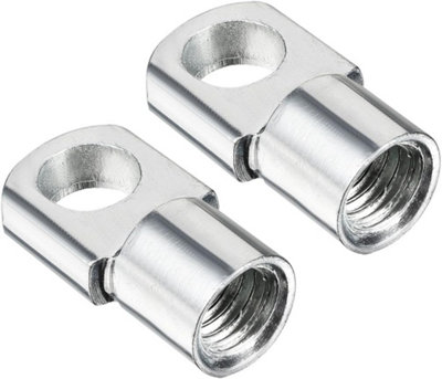 Gas spring end cap M8 internal thread 8 mm hole diameter A3 steel ...