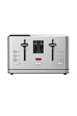 Bella - Pro Series 2-Slice Extra-Wide-Slot Toaster - Stainless Steel