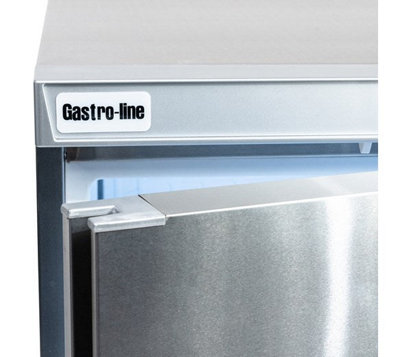 Gastroline Stainless Steel Undercounter Commercial Freezer 130 Litre