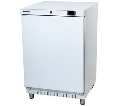 Gastroline White Undercounter Catering Fridge 130 Litre Capacity DIY