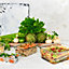 GastroMax Glass Food Container 0.25 L, 0.75 L, 1.6 L & 2.7 L with Airtight Lid