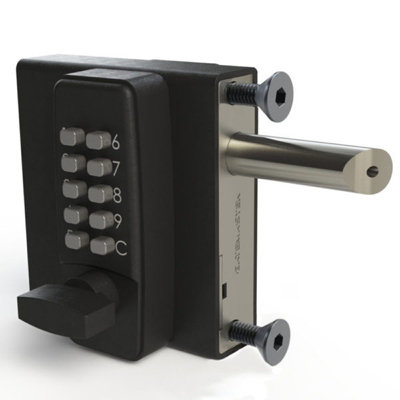 Gatemaster digital combination gate lock single sided left hand for ...