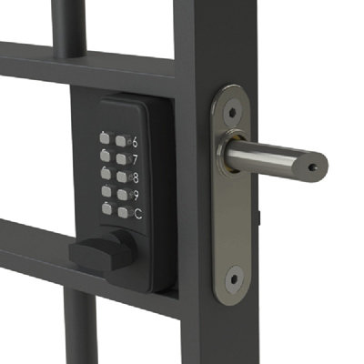 Gatemaster digital combination gate lock single sided left hand for ...