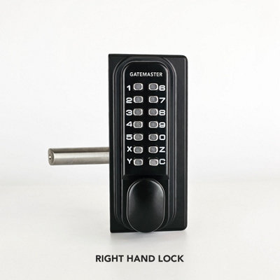 Gatemaster Superlock digital combination single sided gate lock right ...