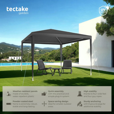 Gazebo Farah- water resistant, plug-in system, 3x3m 300 x