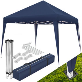 Gazebo Linosa - 3 x 3 m, foldable, water-resistant, UV protection  - blue