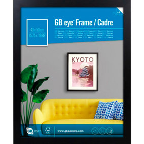 GB Eye Contemporary Wooden Black Picture Frame - Mini - 40 x 50cm