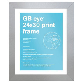 GB Eye Contemporary Wooden Grey Picture Frame - 24 x 30cm