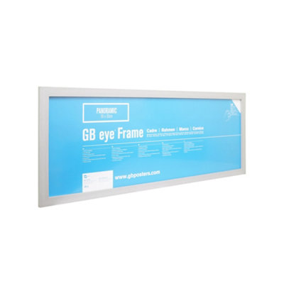 GB Eye Contemporary Wooden Grey Picture Frame - 33 x 95cm