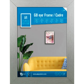 GB Eye Contemporary Wooden Grey Picture Frame - A4 - 21 x 29.7cm