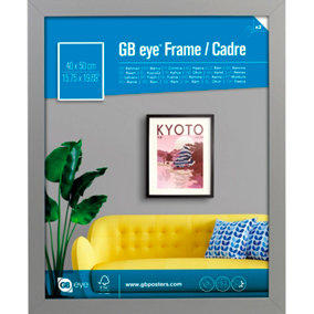 GB Eye Contemporary Wooden Grey Picture Frame - Mini - 40 x 50cm