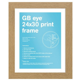 GB Eye Contemporary Wooden Oak Picture Frame - 24 x 30cm