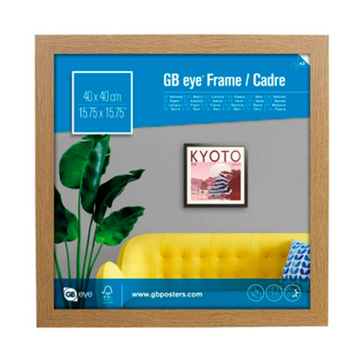 GB Eye Contemporary Wooden Oak Picture Frame 40 x 40cm DIY at B&Q
