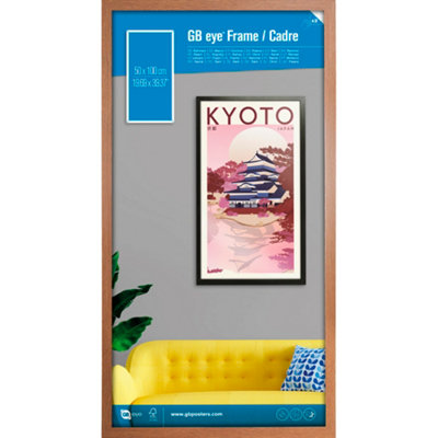 GB Eye Contemporary Wooden Oak Picture Frame 50 x 100cm DIY at B&Q