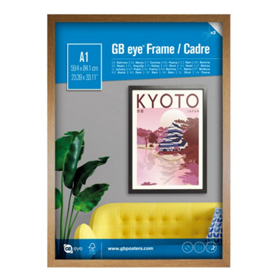 GB Eye Contemporary Wooden Oak Picture Frame - A1 - 59.4 x 84.1cm