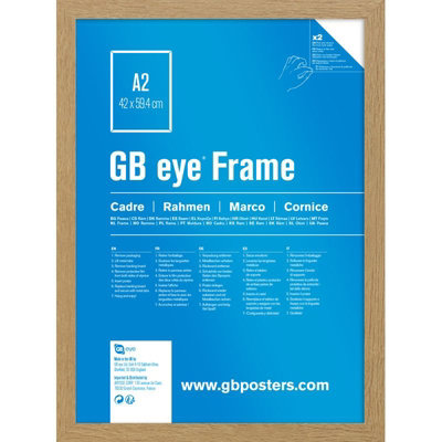 GB Eye Contemporary Wooden Oak Picture Frame - A2 - 42 x 59.4cm