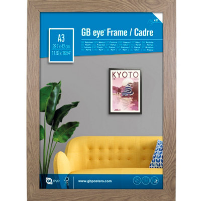 GB Eye Contemporary Wooden Oak Picture Frame - A3 - 29.7 x 42cm