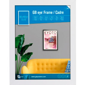 GB Eye Contemporary Wooden White Picture Frame - 30.5 x 40.6cm