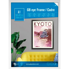 GB Eye Contemporary Wooden White Picture Frame - A1 - 59.4 x 84.1cm