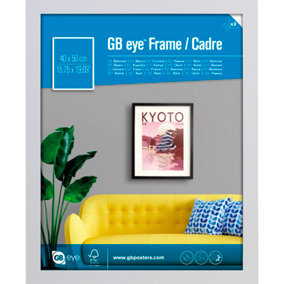 GB Eye Contemporary Wooden White Picture Frame - Mini - 40 x 50cm