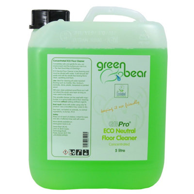 GBPro Eco Floor cleaner (CONCENTRATED) - accredited with EU Ecolabel - 5L - Economic Refill