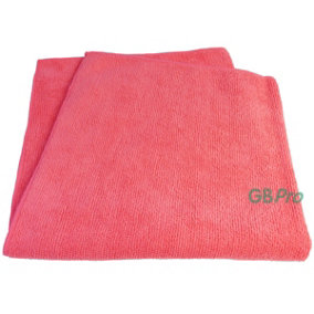 GBPro Eco Premium Microfibre Cloth - Red (40 x 40cm)