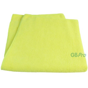 GBPro Eco Premium Microfibre Cloth - Yellow (40 x 40cm)