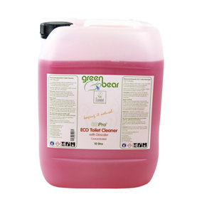 GBPro Eco Toilet Cleaner Gel + descaler (concentrated) 'Ecolabel' Bathroom/WC Cleaner, Fresh Fragrance, Bleach Free - 10L