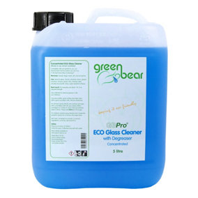 GBPro Eco Window Glass cleaner + degreaser (CONCENTRATED) Streak Free - 5L