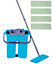 GBPro Premium Mop and Bucket Wringer Floor Cleaner Set for WET and DRY - Plus 4 Microfibre Mop Pads - Ideal for laminate floors