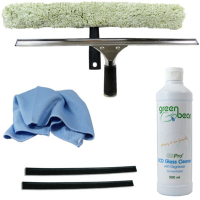 GBPro Professional Window Stainless Steel Squeegee 45cm/18 inch +T Bar ...