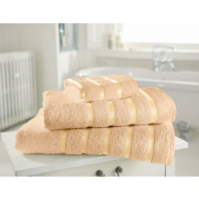 GC GAVENO CAVAILIA 12 Piece Kensington Face Towel 30x30 Peach 500 GSM Quick Dry & Water Absorbent Towel