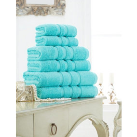GC GAVENO CAVAILIA 2 Pack Zero Twist Bath Towel 70x120 Aqua Quick Absorbent & Super Soft Towels