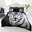 GC GAVENO CAVAILIA 3D Snow Tiger Duvet Cover Bedding Set Single 2PC With Matching Pillowcases