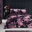 GC GAVENO CAVAILIA Bloom haven duvet cover bedding set purple single 2PC with roses and flowers print bedding cover