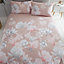 GC GAVENO CAVAILIA Blossom heaven duvet cover bedding set blush pink king 3PC with reversible flowers printed quilt bedding set.