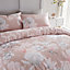 GC GAVENO CAVAILIA Blossom heaven duvet cover bedding set blush pink single 2PC with reversible flowers printed quilt bedding set.