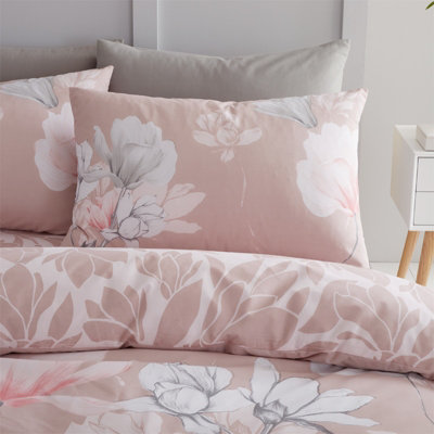 GC GAVENO CAVAILIA Blossom heaven duvet cover bedding set blush pink single 2PC with reversible flowers printed quilt bedding set.